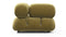 Bellini Module - Mario Bellini Module, Left Corner, Olive Gold Velvet