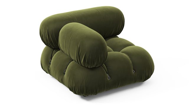 Belia - Belia Module, Left Corner, Thyme Luxe Velvet