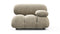 Belia - Belia Module, Right Arm,  Beige Gray Chenille