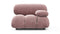 Belia - Belia Module, Right Arm, Dusty Pink Chenille