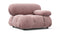 Belia - Belia Module, Right Arm, Dusty Pink Chenille