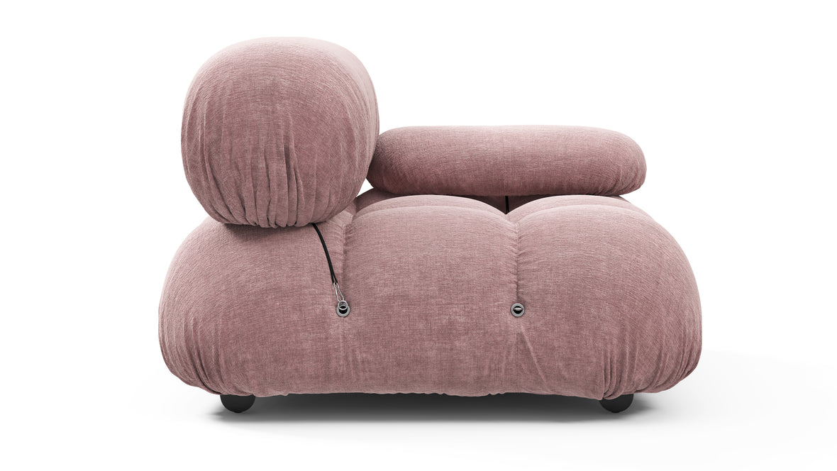 Belia - Belia Module, Right Arm, Dusty Pink Chenille