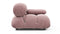 Belia - Belia Module, Right Arm, Dusty Pink Chenille