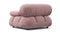 Belia - Belia Module, Right Arm, Dusty Pink Chenille