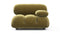 Bellini Module - Mario Bellini Module, Right Arm, Olive Gold Velvet