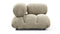 Belia - Belia Module, Right Corner, Beige Gray Chenille