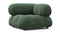 Belia - Belia Module, Right Corner, Evergreen Brushed Weave