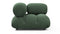 Belia - Belia Module, Right Corner, Evergreen Brushed Weave