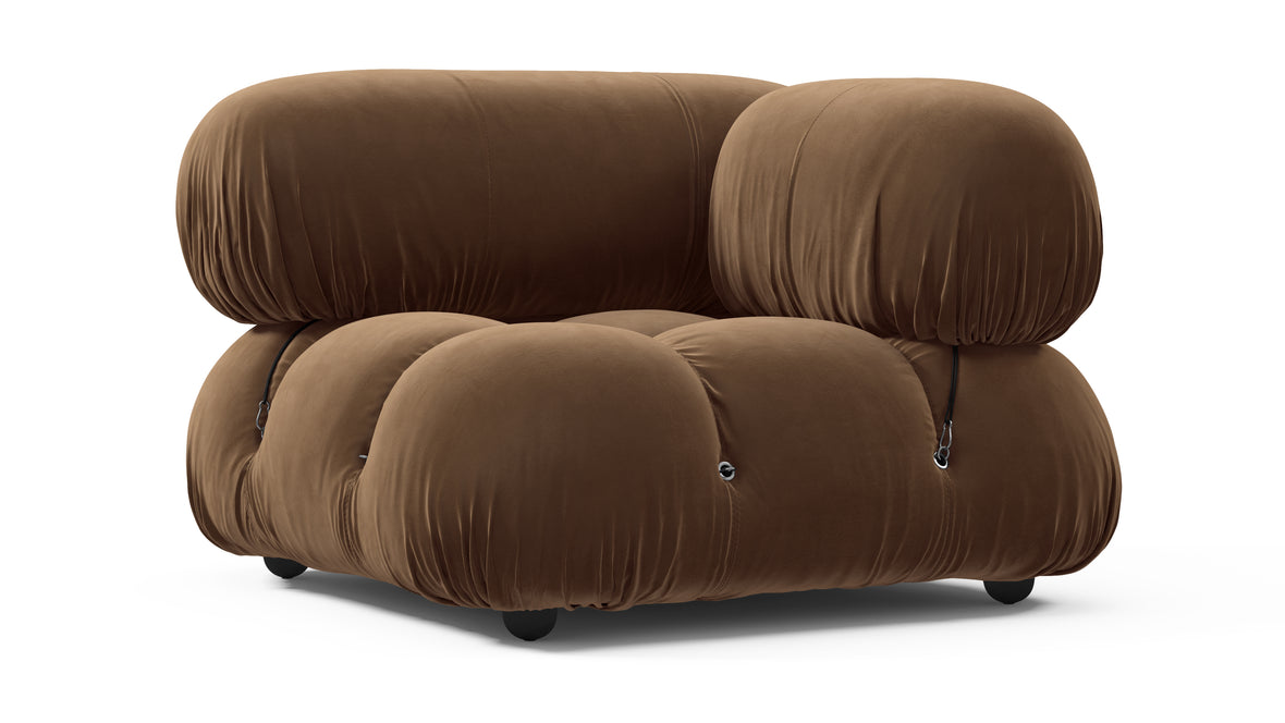 Belia - Belia Module, Right Corner, Mocha Velvet