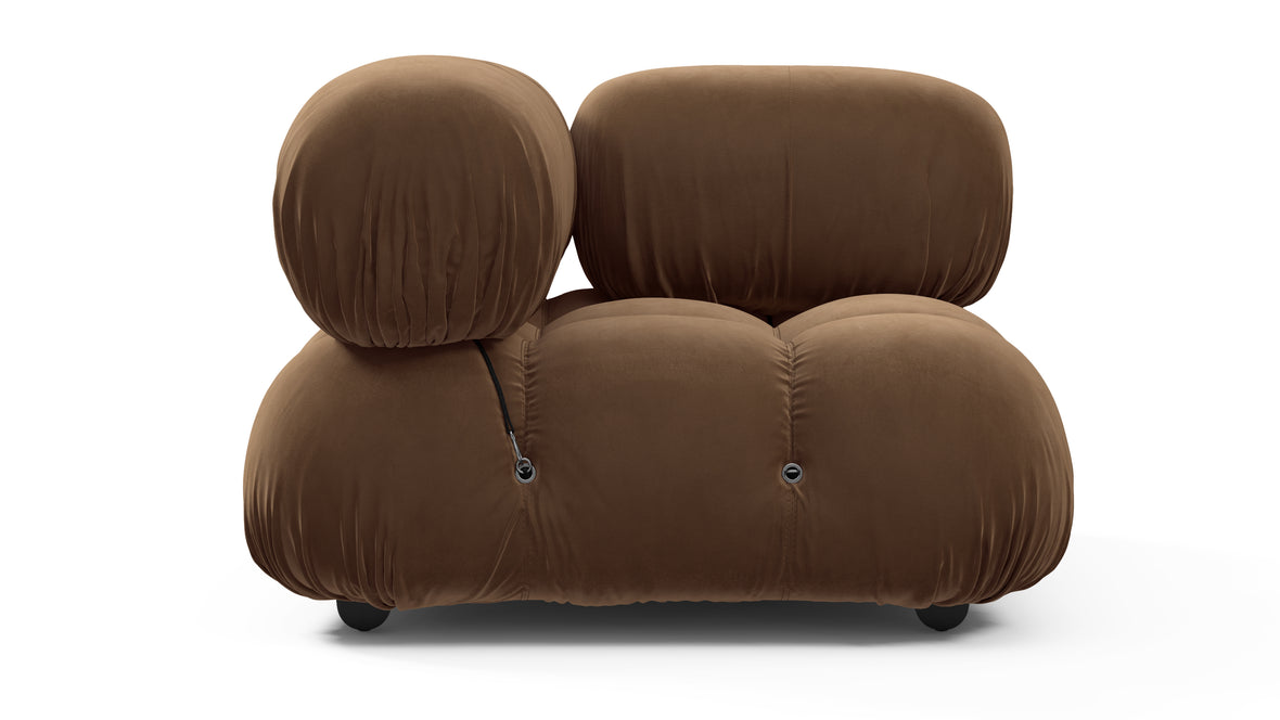 Belia - Belia Module, Right Corner, Mocha Velvet