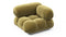 Belia - Belia Module, Right Corner, Olive Gold Velvet