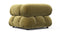 Belia - Belia Module, Right Corner, Olive Gold Velvet