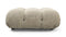 Bellini Ottoman - Mario Bellini Ottoman, Beige Gray Chenille