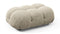 Bellini Ottoman - Mario Bellini Ottoman, Beige Gray Chenille