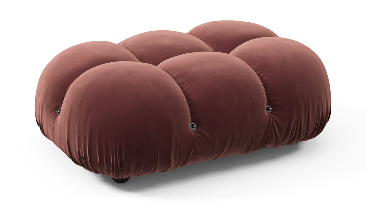 Belia - Belia Ottoman, Maroon Velvet