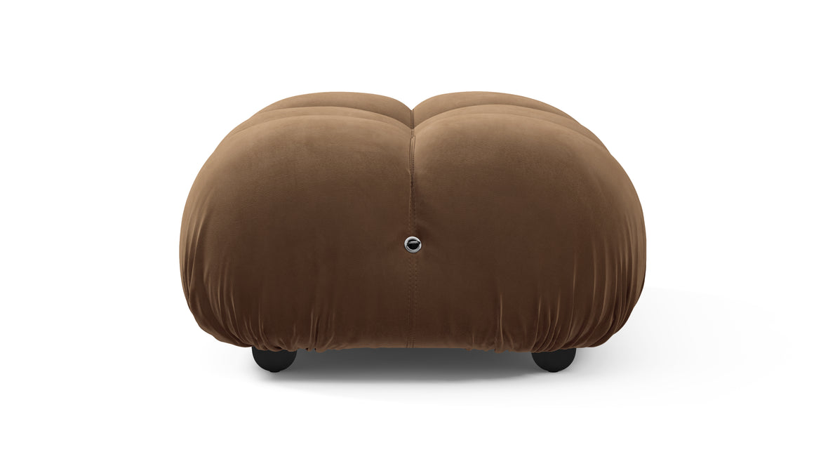 Belia - Belia Ottoman, Mocha Velvet