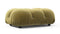 Bellini Ottoman - Mario Bellini Ottoman, Olive Gold Velvet