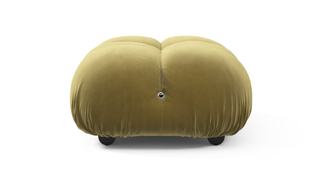 Belia - Belia Ottoman, Olive Gold Velvet