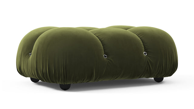 Belia - Belia Ottoman, Thyme Luxe Velvet