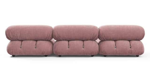 Belia - Belia Sectional, Left Chaise, Dusty Pink Chenille