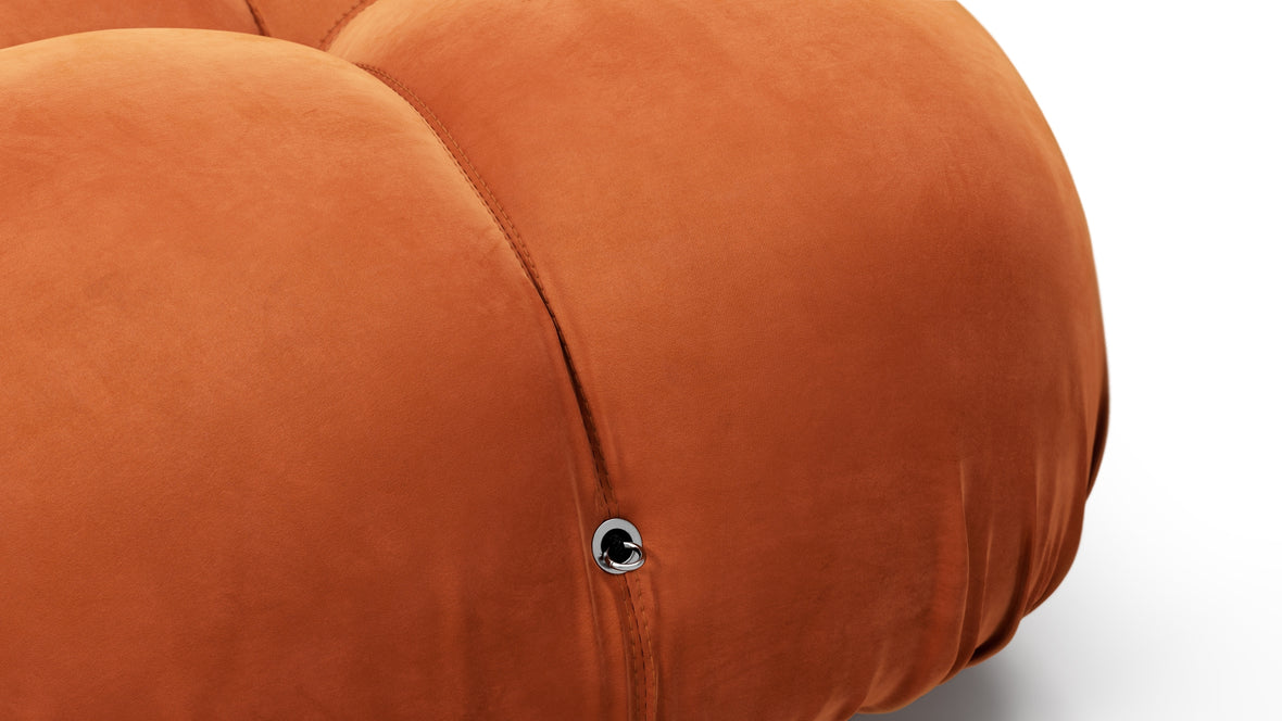 Belia - Belia Sectional, Left Corner, Apricot Velvet