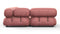 Belia - Belia Sectional, Left Corner, Blush Pink Velvet