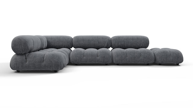 Belia - Belia Sectional, Left Corner, Gray Boucle