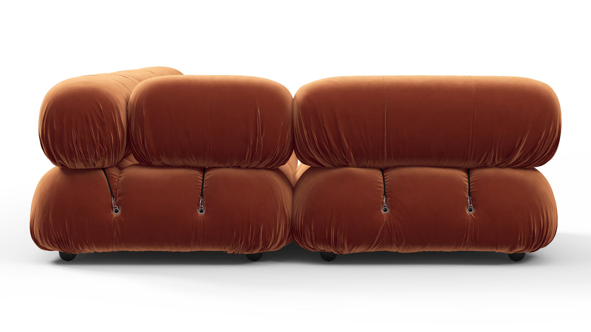 Belia - Belia Sectional, Left Corner, Spice Velvet