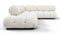 Belia - Belia Sectional, Right Corner, White Boucle