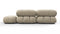 Belia - Belia Sectional, Small Left Corner, Beige Gray Chenille