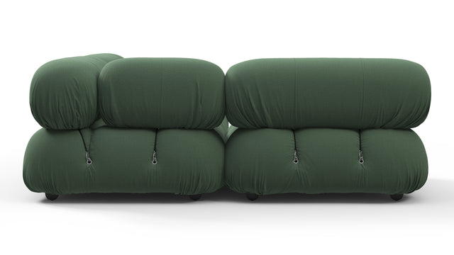 Belia - Belia Sectional, Small Left Corner, Evergreen Brushed Weave