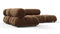 Belia - Belia Sectional, Small Left Corner, Mocha Velvet