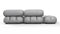 Belia - Belia Sectional, Small Right Corner, Light Gray Velvet