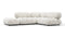 Belia - Belia Sectional, Small Right Corner, White Boucle