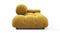 Belia - Belia Open End Sofa, Left, Mustard Yellow Chenille