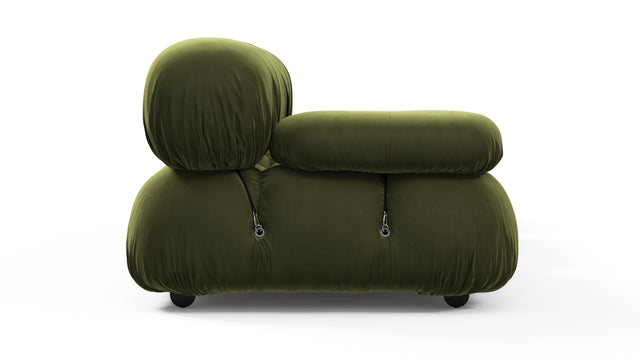 Belia - Belia Open End Sofa, Right, Thyme Luxe Velvet