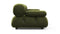 Bellini Sofa - Mario Bellini Three Seater Sofa, Thyme Luxe Velvet