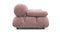 Belia - Belia Two Seater Sofa, Dusty Pink Chenille