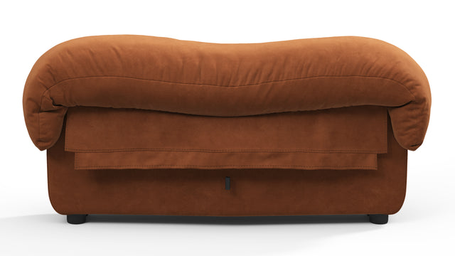 DS 600 - DS 600 Intermediate Stool Module, Burnt Orange Vegan Suede