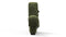 DS 600 - DS 600 Left End Module, Armless, Moss Green Chenille