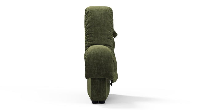 DS 600 - DS 600 Left End Module, Armless, Moss Green Chenille