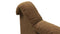 DS 600 - DS 600 Left End Module, Armrest, Brown Vegan Suede