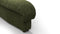 DS 600 - DS 600 Left End Stool Module, Moss Green Chenille