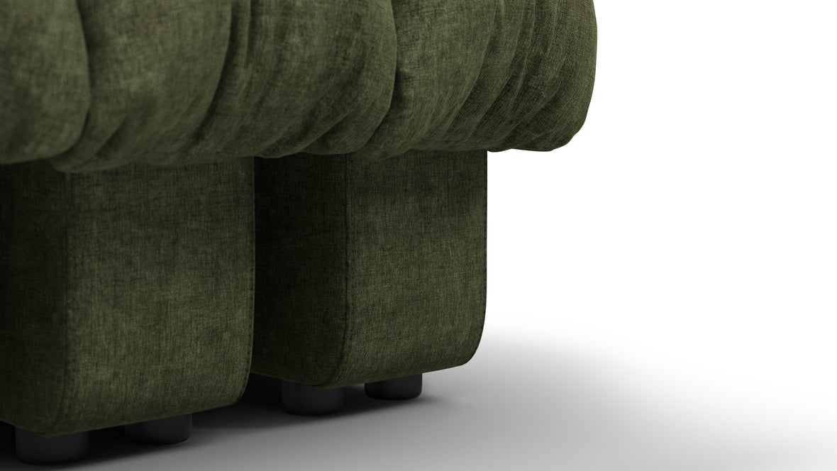 DS 600 - DS 600 Ottoman, Moss Green Chenille