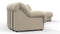 DS 600 - DS 600 Sectional, Combination 1, Left Arm, Eggshell Vegan Suede