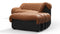 DS 600 - DS 600 Sectional, Combination 1, Left Arm, Vintage Tan and Black Vegan Leather