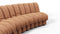 DS 600 - DS 600 Sectional, Combination 2, Left Arm, Tan Vegan Leather