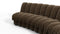 DS 600 - DS 600 Sectional, Combination 2, Right Arm, Distressed Brown Vegan Leather