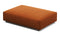 Extrasoft - Extrasoft Sectional Module, Extra Extra Large Seat, Burnt Orange Velvet