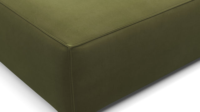 Extrasoft - Extrasoft Sectional Module, Extra Extra Large Seat, Spruce Luxe Velvet